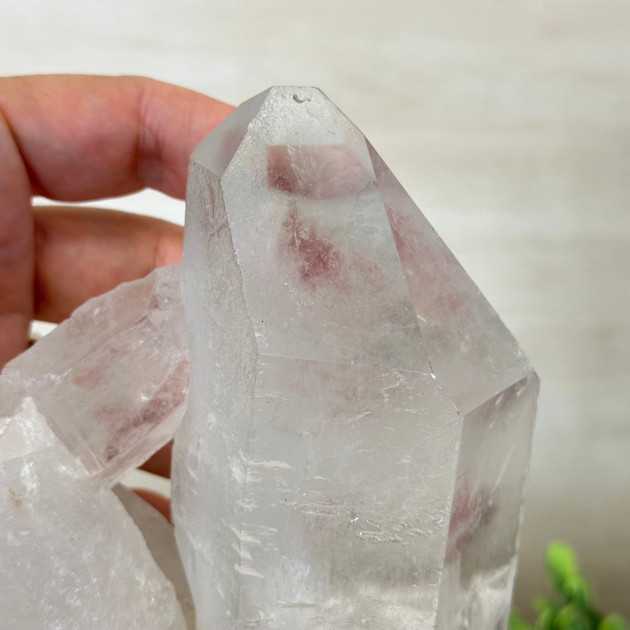 Extra Plus Quality Clear Quartz Point on a Metal Stand, 5.6 lbs & 11.2" Tall 3121CQ - 013 - Brazil GemsBrazil GemsExtra Plus Quality Clear Quartz Point on a Metal Stand, 5.6 lbs & 11.2" Tall 3121CQ - 013Crystal Points3121CQ - 013