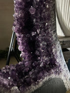 Extra Plus Quality Open 2 - Sided Amethyst Cathedral 149.9 lbs & 37" Tall #5605 - 0225 - Brazil GemsBrazil GemsExtra Plus Quality Open 2 - Sided Amethyst Cathedral 149.9 lbs & 37" Tall #5605 - 0225Open 2 - Sided Cathedrals5605 - 0225
