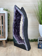 Extra Plus Quality Open 2 - Sided Amethyst Cathedral 149.9 lbs & 37" Tall #5605 - 0225 - Brazil GemsBrazil GemsExtra Plus Quality Open 2 - Sided Amethyst Cathedral 149.9 lbs & 37" Tall #5605 - 0225Open 2 - Sided Cathedrals5605 - 0225