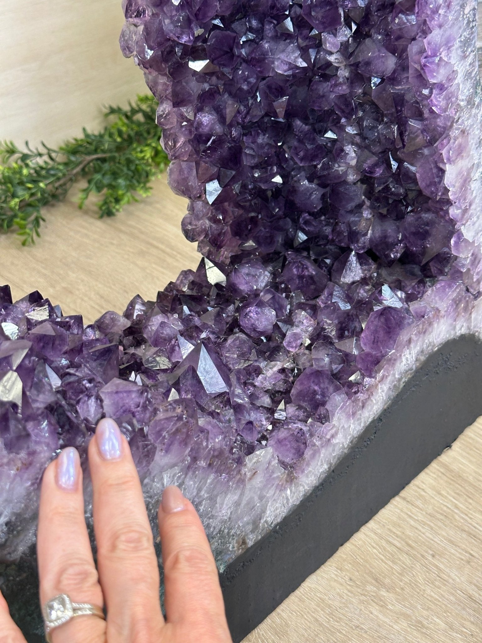 Extra Plus Quality Open 2 - Sided Amethyst Cathedral 149.9 lbs & 37" Tall #5605 - 0225 - Brazil GemsBrazil GemsExtra Plus Quality Open 2 - Sided Amethyst Cathedral 149.9 lbs & 37" Tall #5605 - 0225Open 2 - Sided Cathedrals5605 - 0225