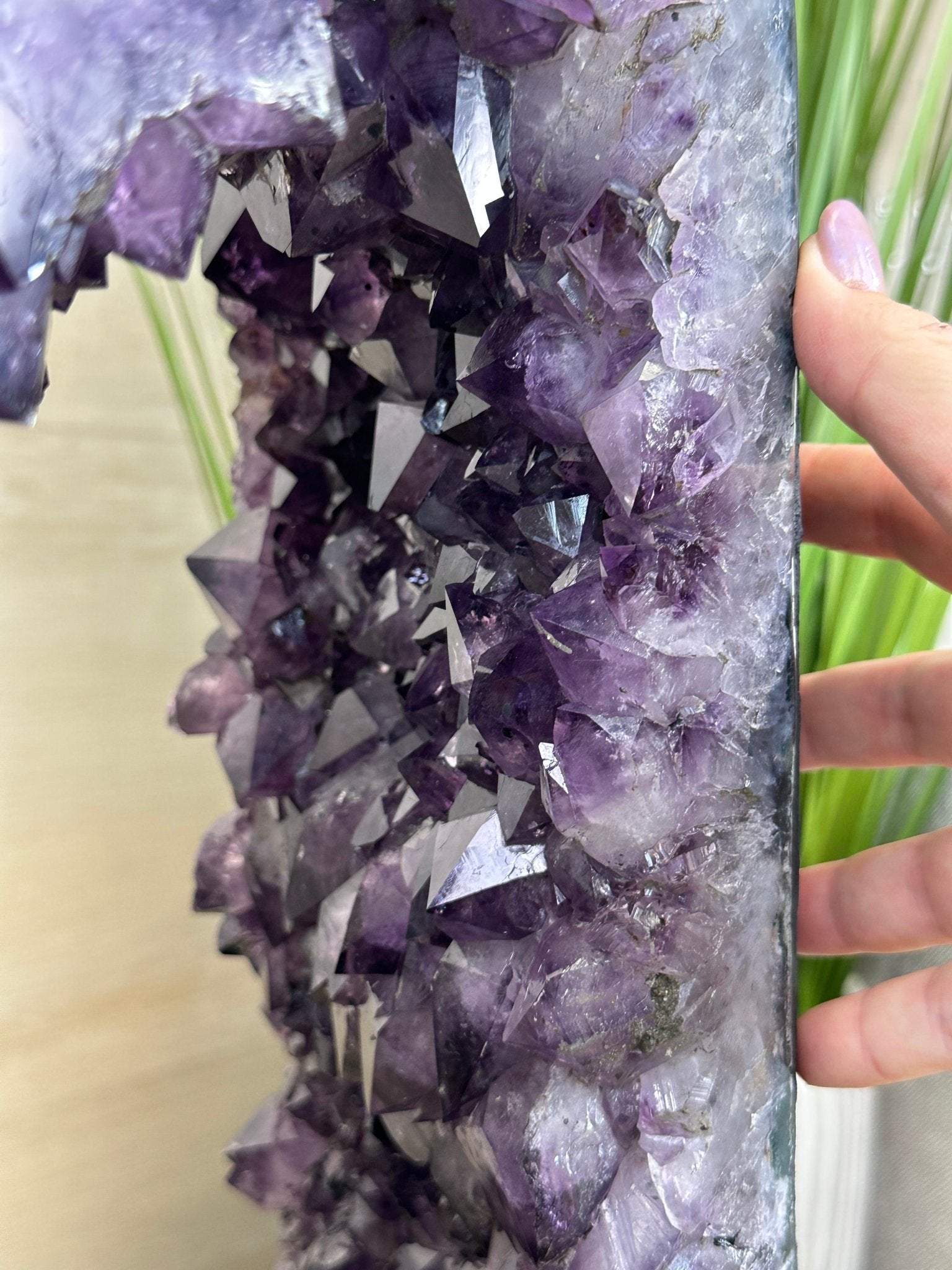 Extra Plus Quality Open 2 - Sided Amethyst Cathedral 149.9 lbs & 37" Tall #5605 - 0225 - Brazil GemsBrazil GemsExtra Plus Quality Open 2 - Sided Amethyst Cathedral 149.9 lbs & 37" Tall #5605 - 0225Open 2 - Sided Cathedrals5605 - 0225