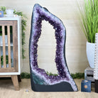 Extra Plus Quality Open 2 - Sided Amethyst Cathedral 149.9 lbs & 37" Tall #5605 - 0225 - Brazil GemsBrazil GemsExtra Plus Quality Open 2 - Sided Amethyst Cathedral 149.9 lbs & 37" Tall #5605 - 0225Open 2 - Sided Cathedrals5605 - 0225