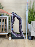 Extra Plus Quality Open 2 - Sided Amethyst Cathedral 149.9 lbs & 37" Tall #5605 - 0225 - Brazil GemsBrazil GemsExtra Plus Quality Open 2 - Sided Amethyst Cathedral 149.9 lbs & 37" Tall #5605 - 0225Open 2 - Sided Cathedrals5605 - 0225