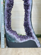 Extra Plus Quality Open 2 - Sided Amethyst Cathedral 149.9 lbs & 37" Tall #5605 - 0225 - Brazil GemsBrazil GemsExtra Plus Quality Open 2 - Sided Amethyst Cathedral 149.9 lbs & 37" Tall #5605 - 0225Open 2 - Sided Cathedrals5605 - 0225