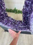 Extra Plus Quality Open 2 - Sided Amethyst Cathedral 149.9 lbs & 37" Tall #5605 - 0225 - Brazil GemsBrazil GemsExtra Plus Quality Open 2 - Sided Amethyst Cathedral 149.9 lbs & 37" Tall #5605 - 0225Open 2 - Sided Cathedrals5605 - 0225