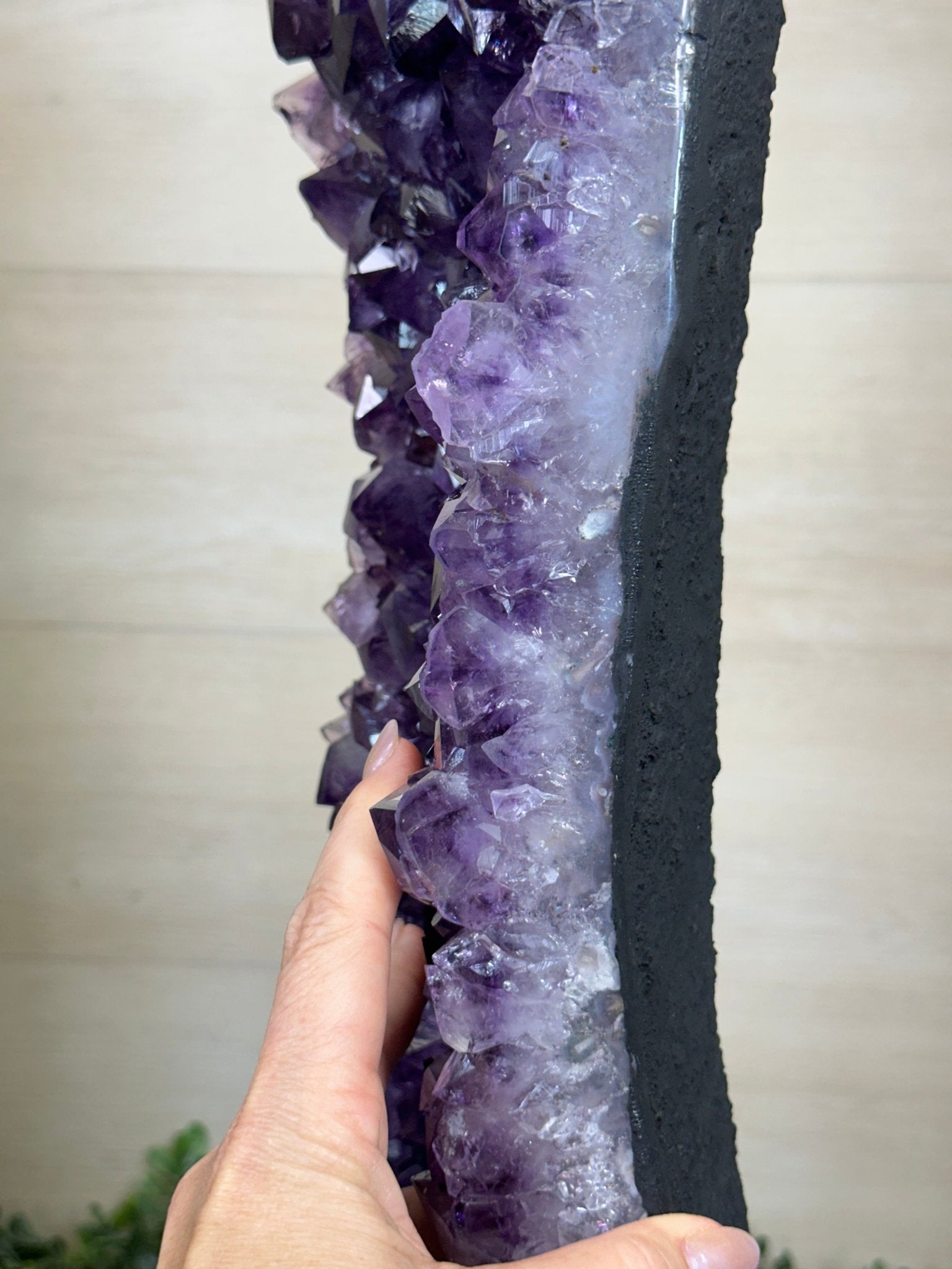 Extra Plus Quality Open 2 - Sided Amethyst Cathedral 149.9 lbs & 37" Tall #5605 - 0225 - Brazil GemsBrazil GemsExtra Plus Quality Open 2 - Sided Amethyst Cathedral 149.9 lbs & 37" Tall #5605 - 0225Open 2 - Sided Cathedrals5605 - 0225