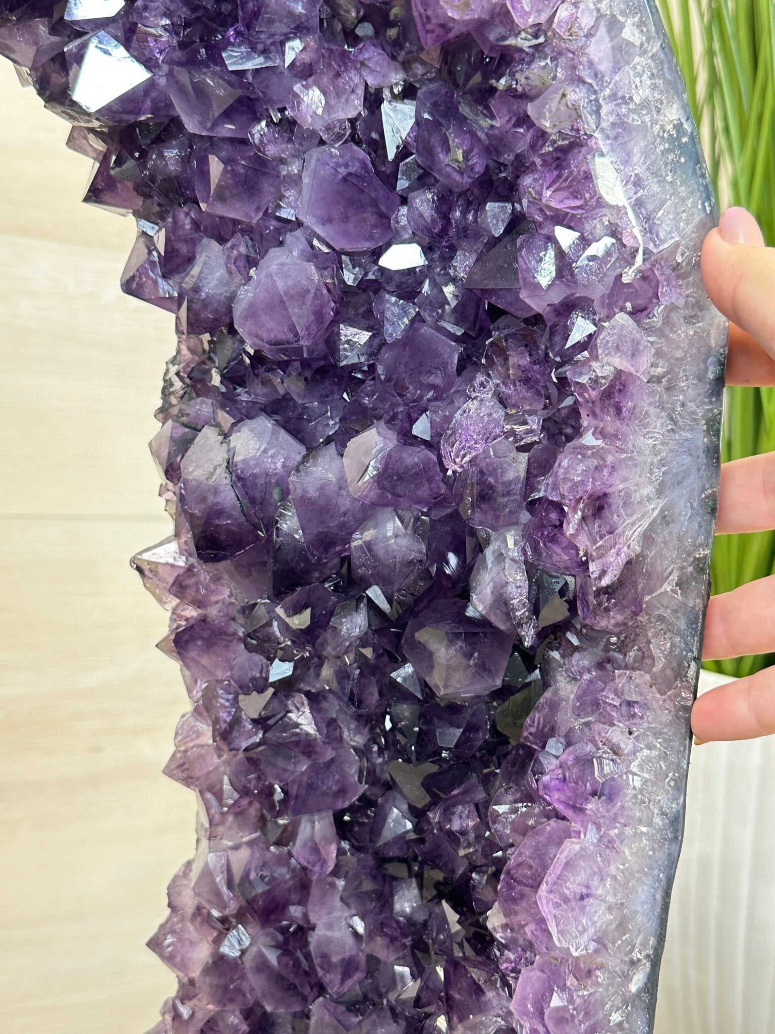 Extra Plus Quality Open 2 - Sided Amethyst Cathedral 149.9 lbs & 37" Tall #5605 - 0225 - Brazil GemsBrazil GemsExtra Plus Quality Open 2 - Sided Amethyst Cathedral 149.9 lbs & 37" Tall #5605 - 0225Open 2 - Sided Cathedrals5605 - 0225