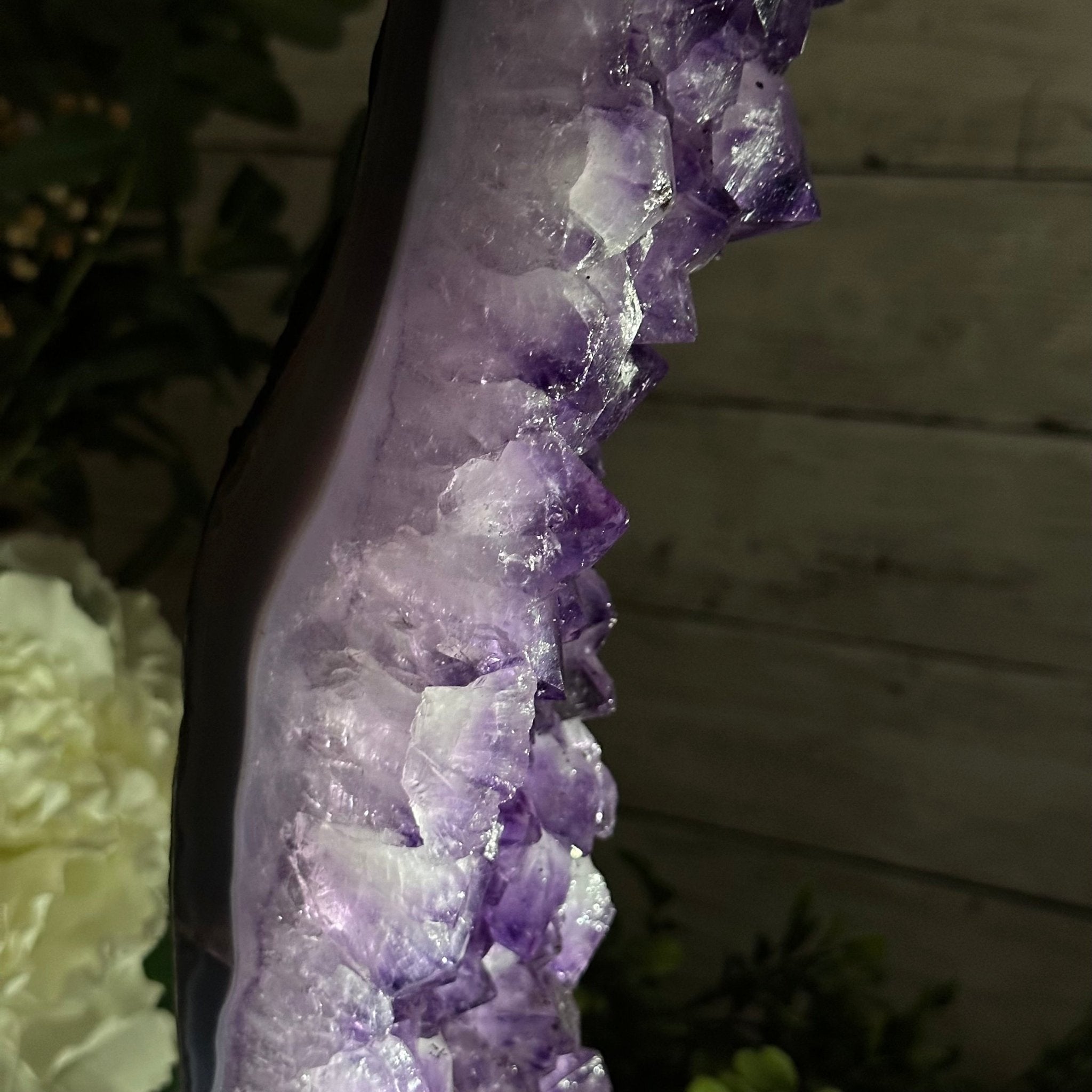 Extra Plus Quality Open 2 - Sided Amethyst Cathedral 27.1 lbs & 18.5" Tall #5605 - 0153 - Brazil GemsBrazil GemsExtra Plus Quality Open 2 - Sided Amethyst Cathedral 27.1 lbs & 18.5" Tall #5605 - 0153Open 2 - Sided Cathedrals5605 - 0153