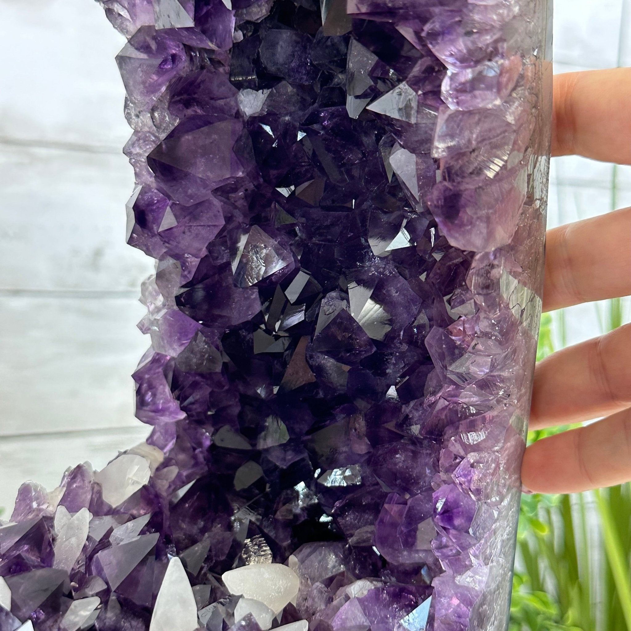 Extra Plus Quality Open 2 - Sided Amethyst Cathedral, 31 lbs & 14" Tall #5605 - 0144 - Brazil GemsBrazil GemsExtra Plus Quality Open 2 - Sided Amethyst Cathedral, 31 lbs & 14" Tall #5605 - 0144Open 2 - Sided Cathedrals5605 - 0144