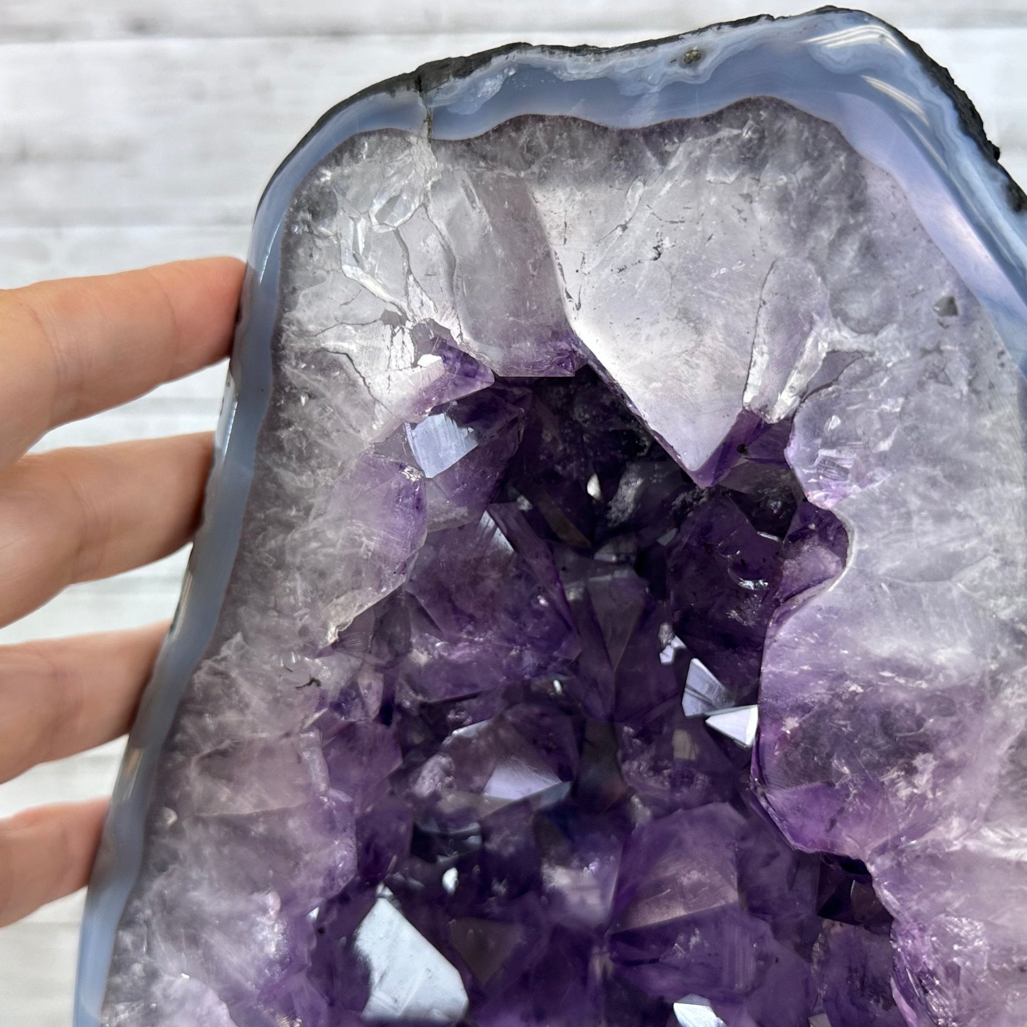 Extra Plus Quality Open 2 - Sided Amethyst Cathedral 31 lbs & 16.6" Tall #5605 - 0161 - Brazil GemsBrazil GemsExtra Plus Quality Open 2 - Sided Amethyst Cathedral 31 lbs & 16.6" Tall #5605 - 0161Open 2 - Sided Cathedrals5605 - 0161