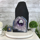 Extra Plus Quality Open 2 - Sided Amethyst Cathedral 31 lbs & 16.6" Tall #5605 - 0161 - Brazil GemsBrazil GemsExtra Plus Quality Open 2 - Sided Amethyst Cathedral 31 lbs & 16.6" Tall #5605 - 0161Open 2 - Sided Cathedrals5605 - 0161