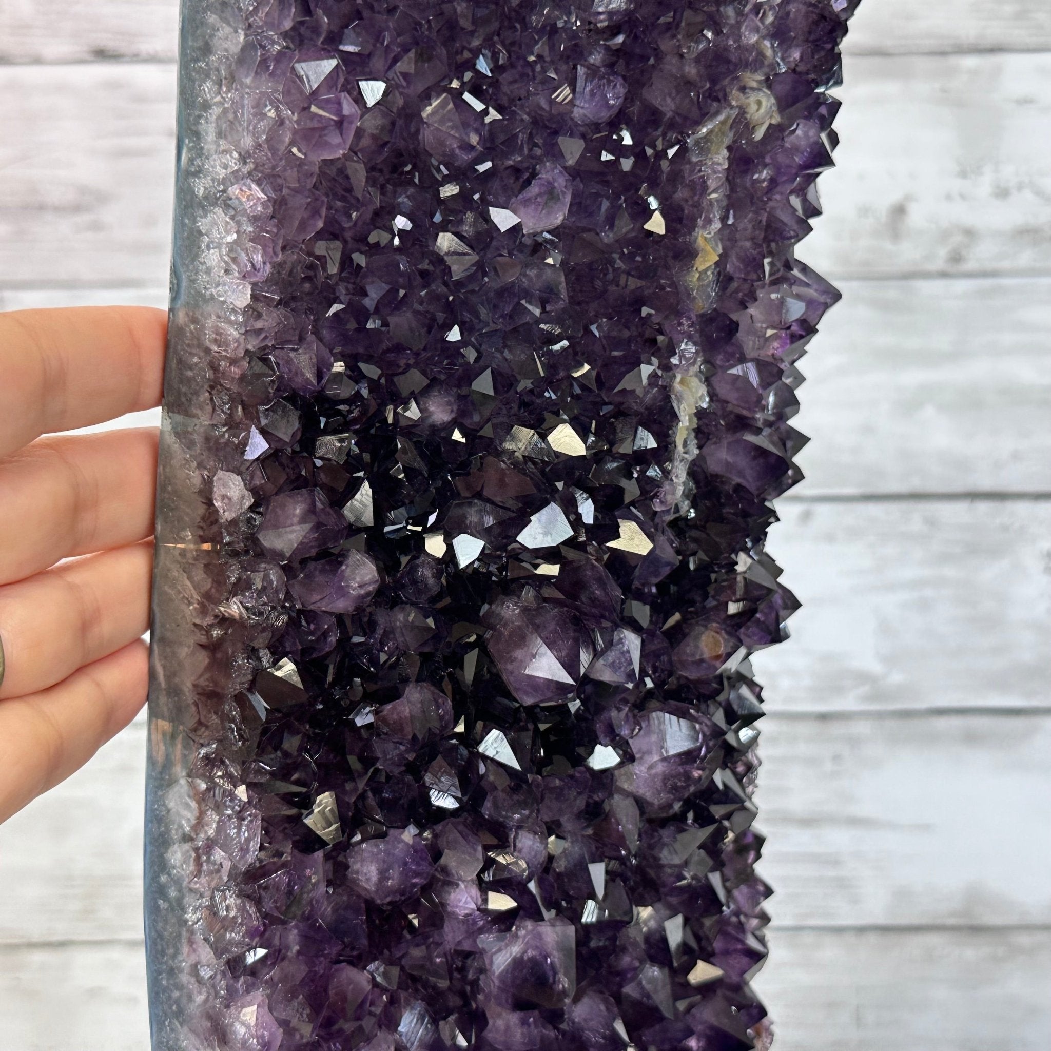 Extra Plus Quality Open 2 - Sided Amethyst Cathedral 72.8 lbs & 29.7" Tall #5605 - 0146 - Brazil GemsBrazil GemsExtra Plus Quality Open 2 - Sided Amethyst Cathedral 72.8 lbs & 29.7" Tall #5605 - 0146Open 2 - Sided Cathedrals5605 - 0146