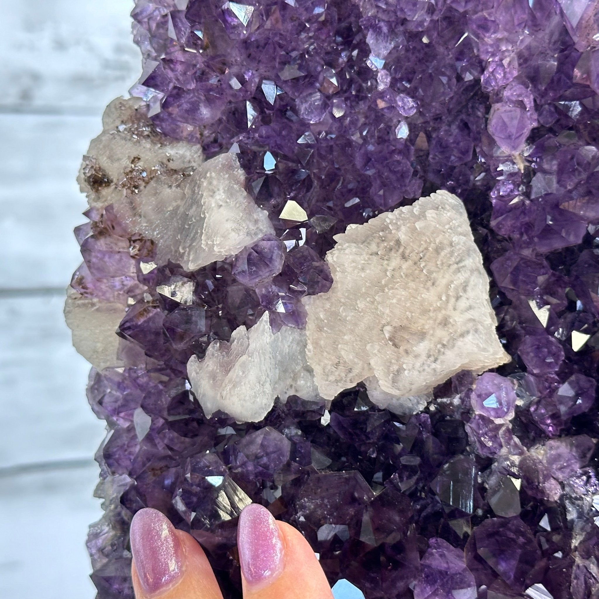 Extra Plus Quality Open 2 - Sided Amethyst Cathedral 72.8 lbs & 29.7" Tall #5605 - 0146 - Brazil GemsBrazil GemsExtra Plus Quality Open 2 - Sided Amethyst Cathedral 72.8 lbs & 29.7" Tall #5605 - 0146Open 2 - Sided Cathedrals5605 - 0146