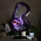 Extra Plus Quality Polished Amethyst Portal, 30.5 lbs & 22.2" Tall #5604 - 0147 - Brazil GemsBrazil GemsExtra Plus Quality Polished Amethyst Portal, 30.5 lbs & 22.2" Tall #5604 - 0147Portals on Rotating Bases5604 - 0147