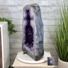Extra Plus Quality Polished Brazilian Amethyst Cathedral, 107.8 lbs & 22.8" tall Model #5602-0062 by Brazil Gems - Brazil GemsBrazil GemsExtra Plus Quality Polished Brazilian Amethyst Cathedral, 107.8 lbs & 22.8" tall Model #5602-0062 by Brazil GemsPolished Cathedrals5602-0062