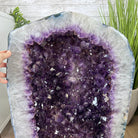 Extra Plus Quality Polished Brazilian Amethyst Cathedral, 294.4 lbs & 29" tall Model #5602-0071 by Brazil Gems - Brazil GemsBrazil GemsExtra Plus Quality Polished Brazilian Amethyst Cathedral, 294.4 lbs & 29" tall Model #5602-0071 by Brazil GemsPolished Cathedrals5602-0071