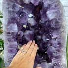 Extra Plus Quality Polished Brazilian Amethyst Cathedral, 53.9 lbs & 20" tall Model #5602-0053 by Brazil Gems - Brazil GemsBrazil GemsExtra Plus Quality Polished Brazilian Amethyst Cathedral, 53.9 lbs & 20" tall Model #5602-0053 by Brazil GemsPolished Cathedrals5602-0053