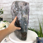 Extra Plus Quality Polished Brazilian Amethyst Cathedral, 81.9 lbs & 16.5" tall Model #5602-0180 by Brazil Gems - Brazil GemsBrazil GemsExtra Plus Quality Polished Brazilian Amethyst Cathedral, 81.9 lbs & 16.5" tall Model #5602-0180 by Brazil GemsPolished Cathedrals5602-0180