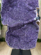 Extra Plus Uruguayan Amethyst Cluster on a Metal Base, 72.5 lbs & 32.6" Tall, #5491 - 0248 - Brazil GemsBrazil GemsExtra Plus Uruguayan Amethyst Cluster on a Metal Base, 72.5 lbs & 32.6" Tall, #5491 - 0248Clusters on Fixed Bases5491 - 0248