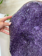 Extra Plus Uruguayan Amethyst Cluster on a Metal Base, 72.5 lbs & 32.6" Tall, #5491 - 0248 - Brazil GemsBrazil GemsExtra Plus Uruguayan Amethyst Cluster on a Metal Base, 72.5 lbs & 32.6" Tall, #5491 - 0248Clusters on Fixed Bases5491 - 0248