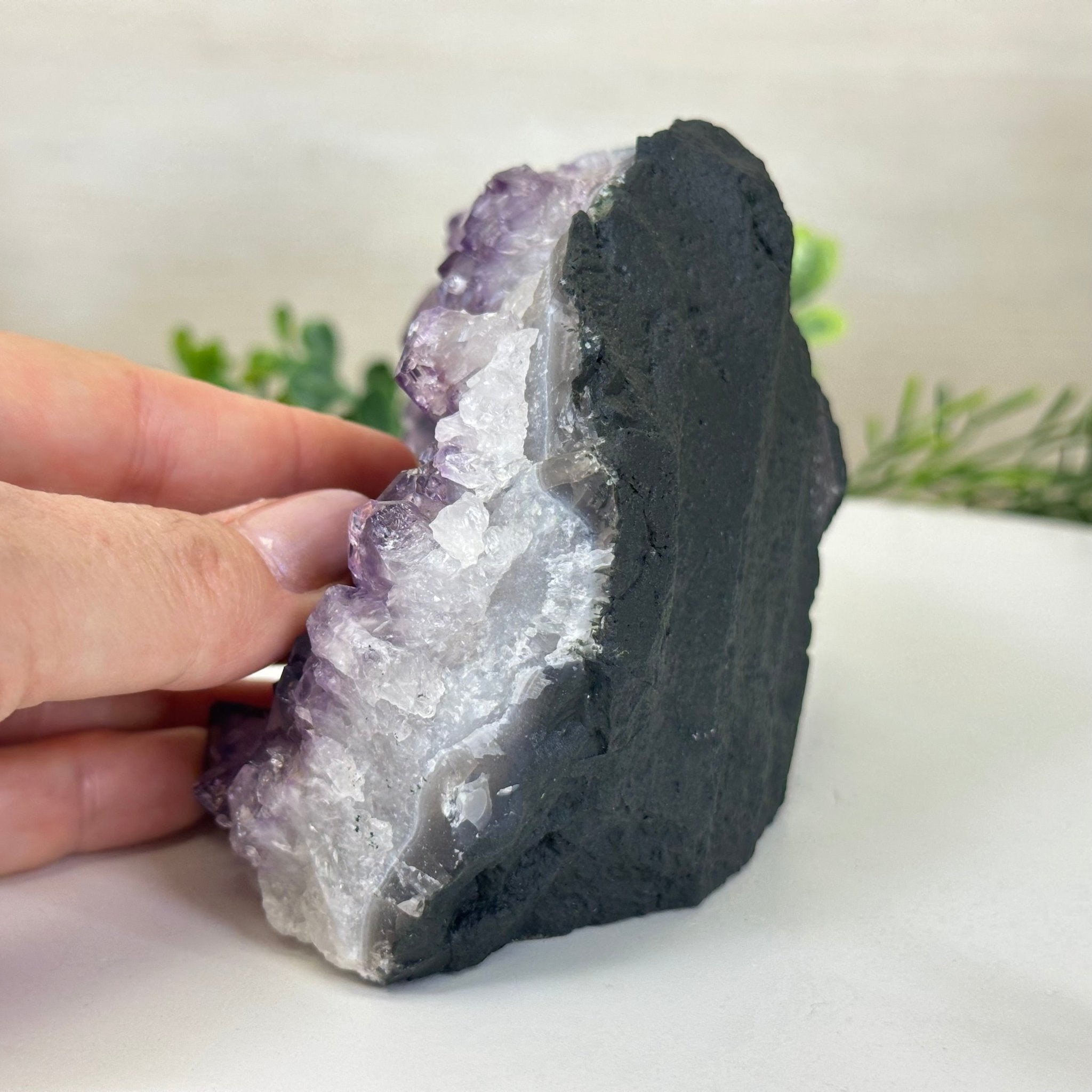 Extra Quality Amethyst Bookends, 3.1 lbs & 3.8" Tall 5151AM - 072 - Brazil GemsBrazil GemsExtra Quality Amethyst Bookends, 3.1 lbs & 3.8" Tall 5151AM - 072Bookends5151AM - 072