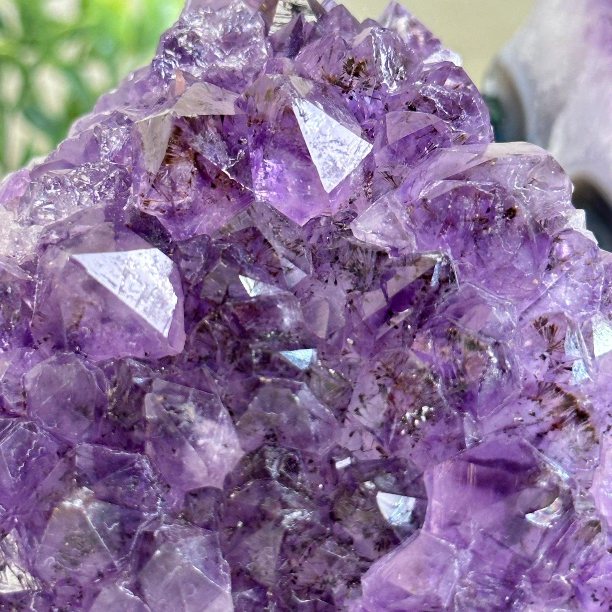 Extra Quality Amethyst Bookends, 4.3 lbs & 3.7" Tall 5151AM - 073 - Brazil GemsBrazil GemsExtra Quality Amethyst Bookends, 4.3 lbs & 3.7" Tall 5151AM - 073Bookends5151AM - 073