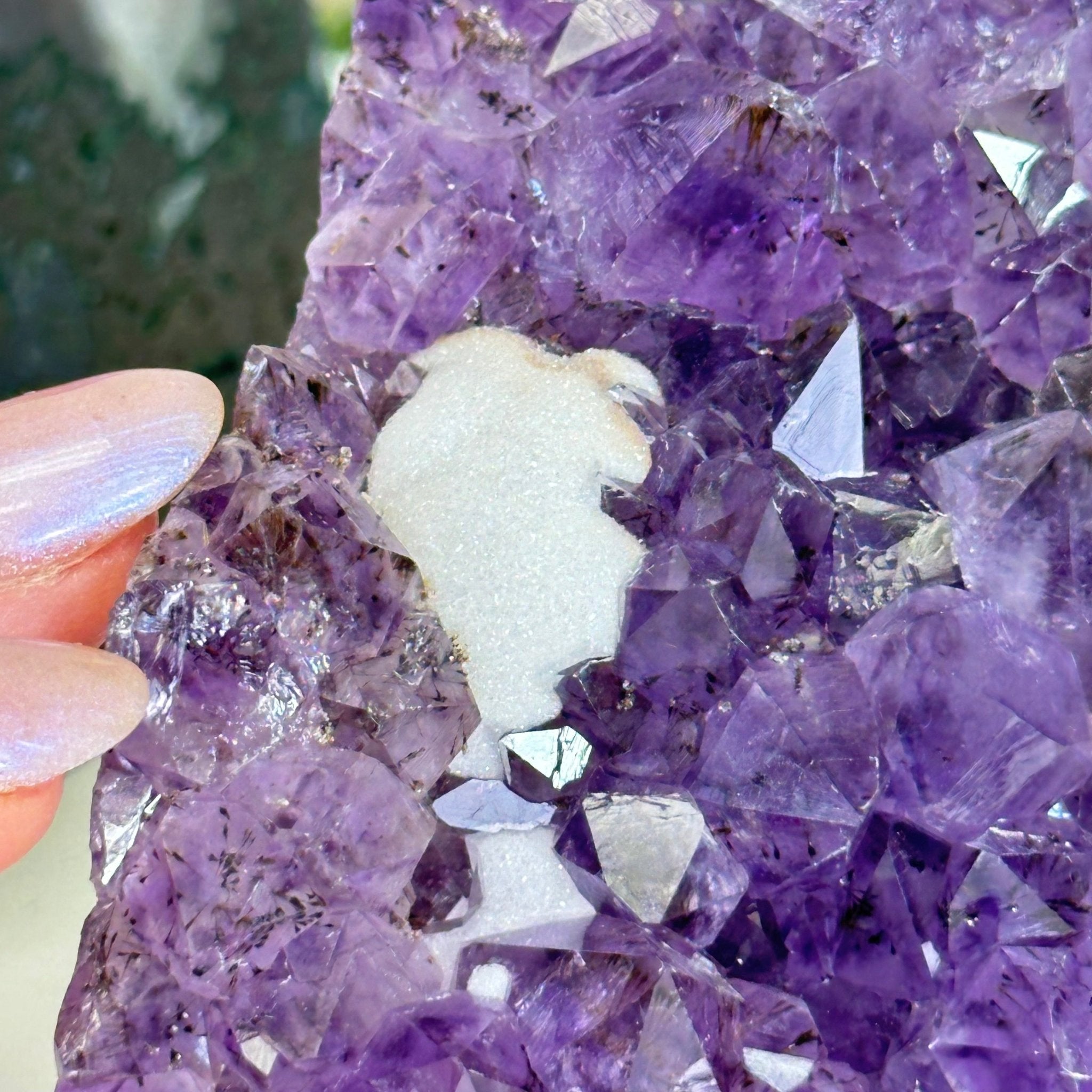 Extra Quality Amethyst Bookends, 4.3 lbs & 3.7" Tall 5151AM - 073 - Brazil GemsBrazil GemsExtra Quality Amethyst Bookends, 4.3 lbs & 3.7" Tall 5151AM - 073Bookends5151AM - 073