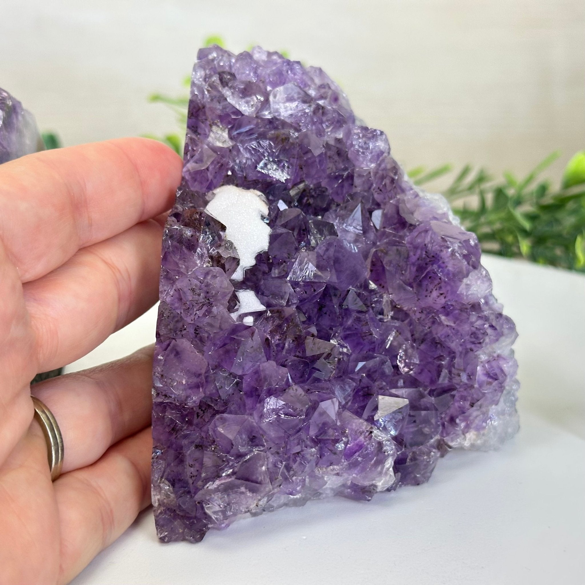 Extra Quality Amethyst Bookends, 4.3 lbs & 3.7" Tall 5151AM - 073 - Brazil GemsBrazil GemsExtra Quality Amethyst Bookends, 4.3 lbs & 3.7" Tall 5151AM - 073Bookends5151AM - 073