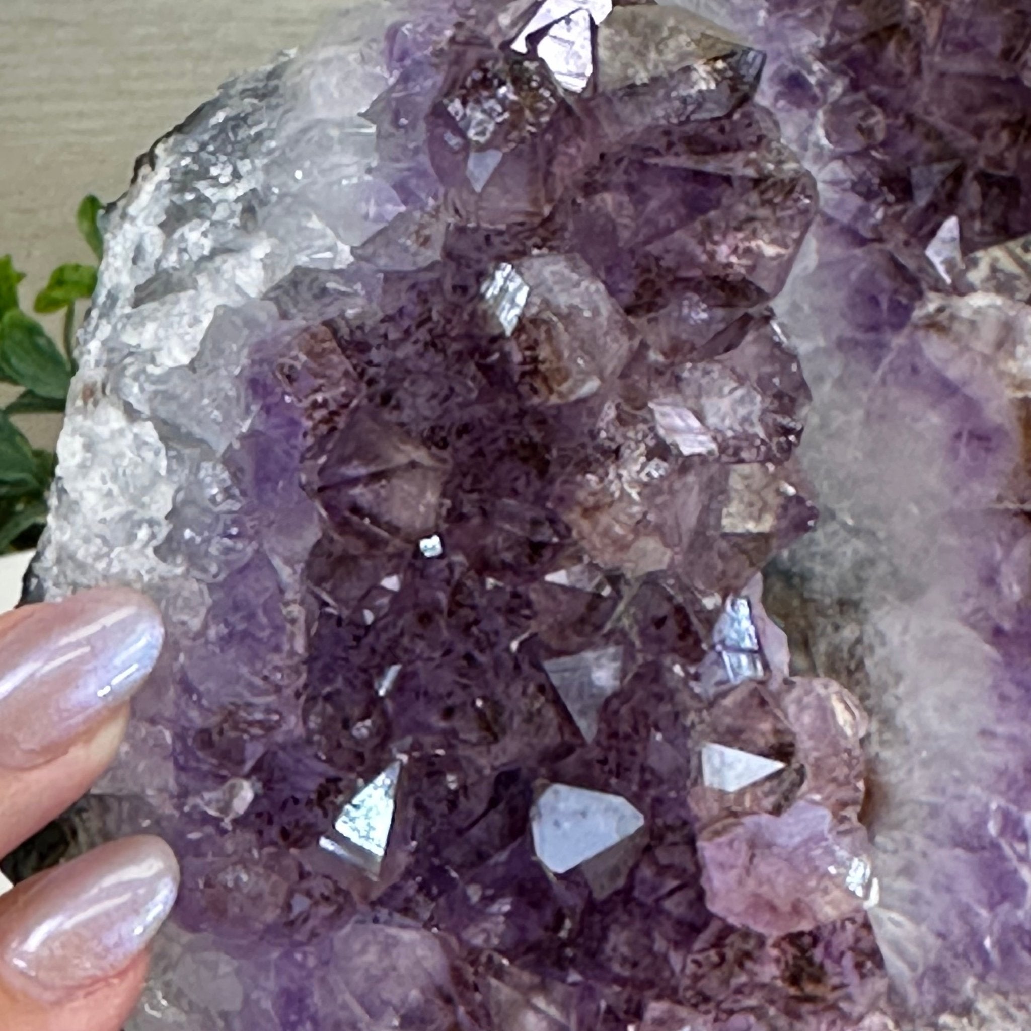 Extra Quality Amethyst Bookends, 4.5 lbs & 5.4" Tall 5151AM - 074 - Brazil GemsBrazil GemsExtra Quality Amethyst Bookends, 4.5 lbs & 5.4" Tall 5151AM - 074Bookends5151AM - 074