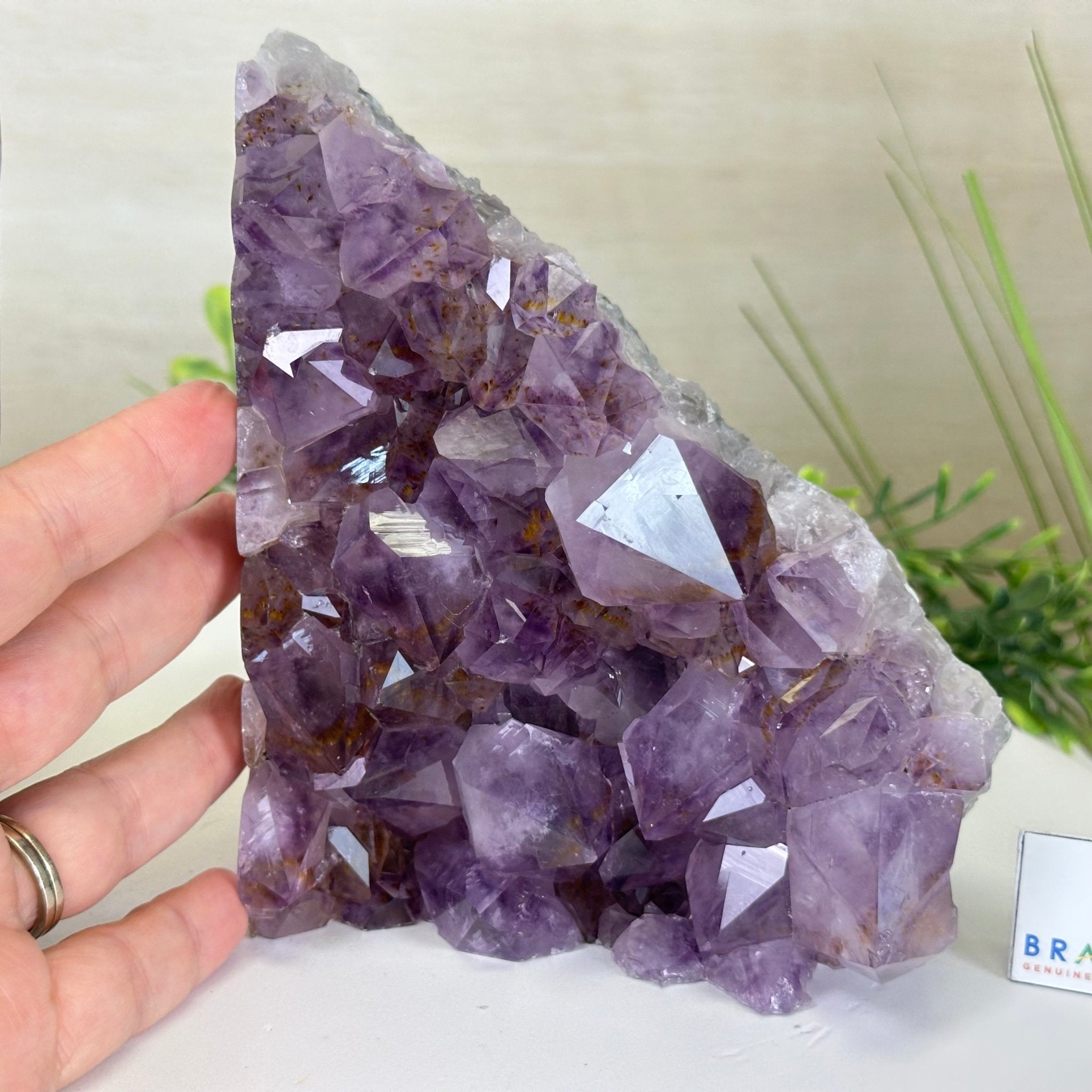 Extra Quality Amethyst Bookends, 8.5 lbs & 5.9" Tall 5151AM - 077 - Brazil GemsBrazil GemsExtra Quality Amethyst Bookends, 8.5 lbs & 5.9" Tall 5151AM - 077Bookends5151AM - 077