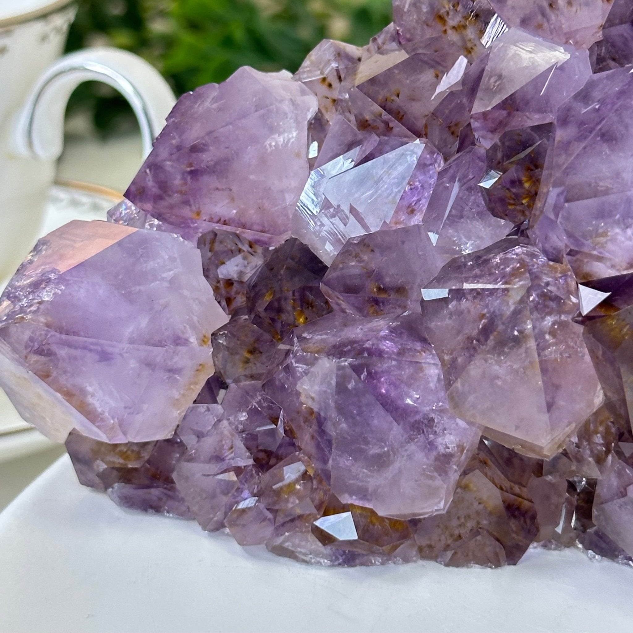 Extra Quality Amethyst Bookends, 8.5 lbs & 5.9" Tall 5151AM - 077 - Brazil GemsBrazil GemsExtra Quality Amethyst Bookends, 8.5 lbs & 5.9" Tall 5151AM - 077Bookends5151AM - 077