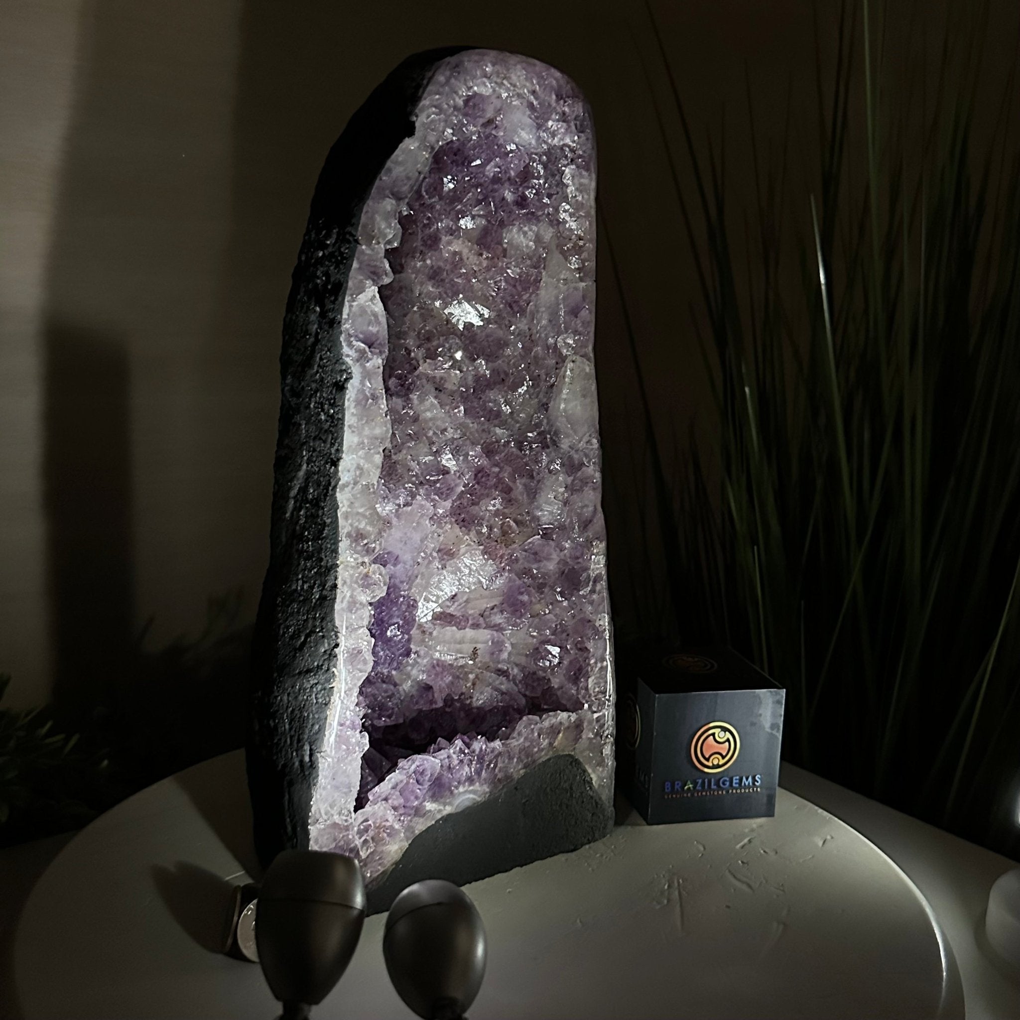 Extra Quality Amethyst Cathedral, 11.2 lbs & 13" Tall #5601 - 1437 - Brazil GemsBrazil GemsExtra Quality Amethyst Cathedral, 11.2 lbs & 13" Tall #5601 - 1437Cathedrals5601 - 1437