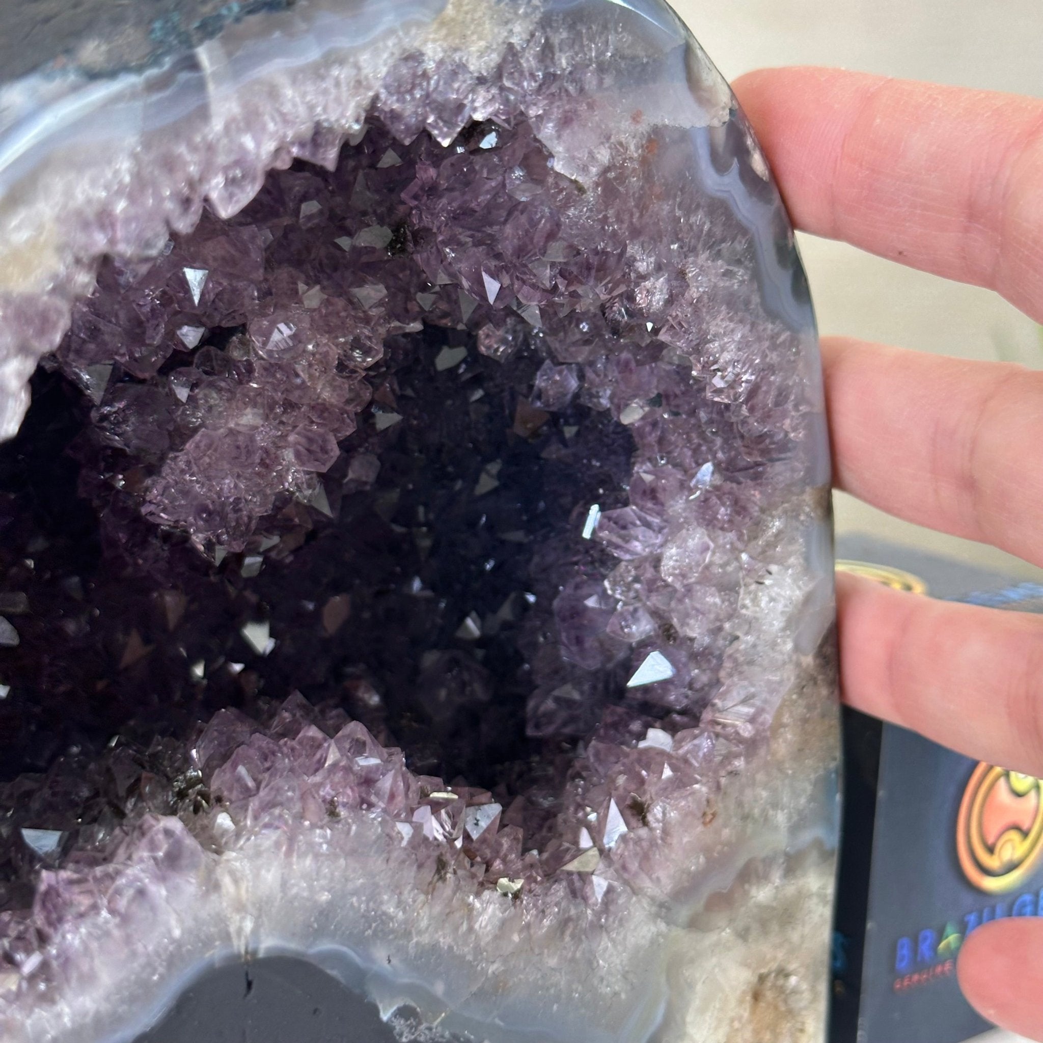 Extra Quality Amethyst Cathedral, 11.7 lbs & 6.5" Tall #5601 - 1438 - Brazil GemsBrazil GemsExtra Quality Amethyst Cathedral, 11.7 lbs & 6.5" Tall #5601 - 1438Cathedrals5601 - 1438