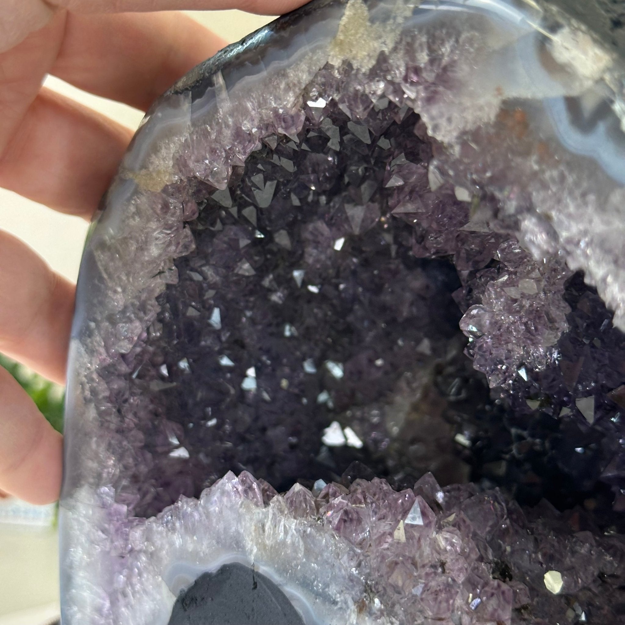 Extra Quality Amethyst Cathedral, 11.7 lbs & 6.5" Tall #5601 - 1438 - Brazil GemsBrazil GemsExtra Quality Amethyst Cathedral, 11.7 lbs & 6.5" Tall #5601 - 1438Cathedrals5601 - 1438