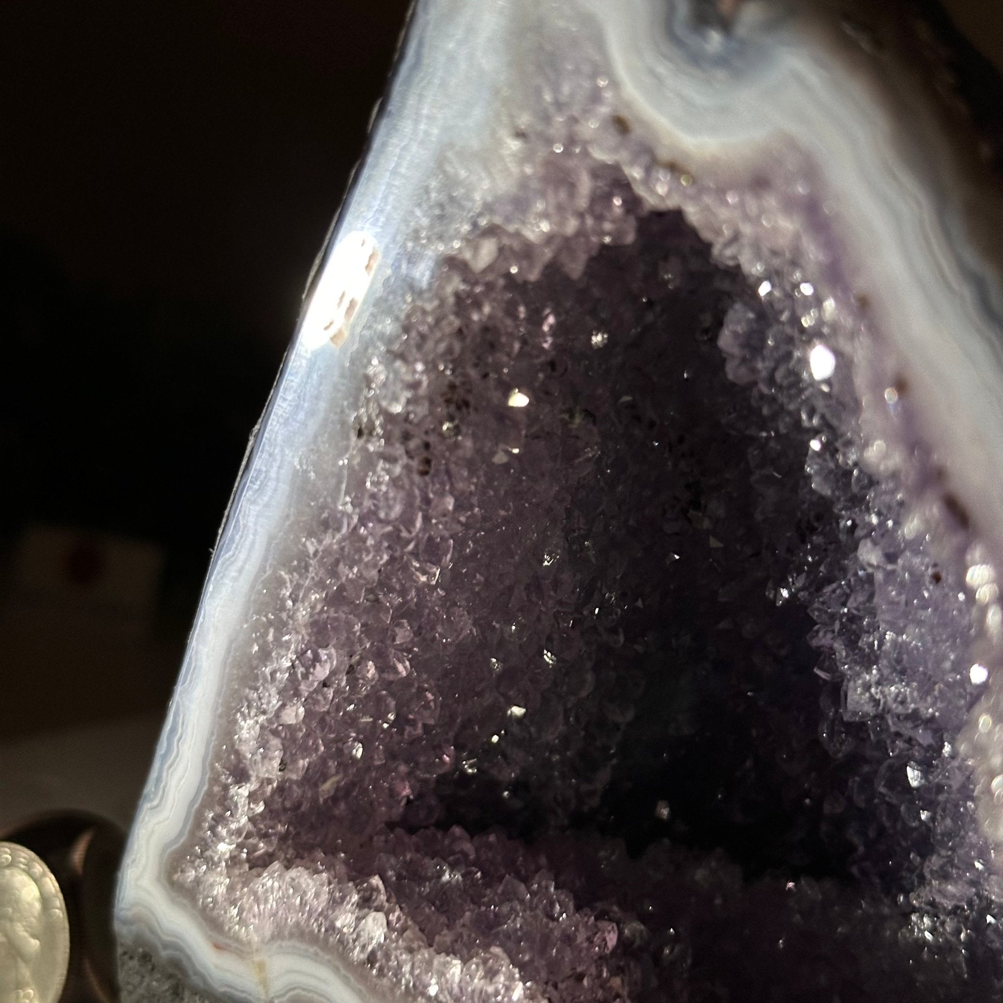 Extra Quality Amethyst Cathedral, 3 lbs & 5.3" Tall #5601 - 1415 - Brazil GemsBrazil GemsExtra Quality Amethyst Cathedral, 3 lbs & 5.3" Tall #5601 - 1415Cathedrals5601 - 1415