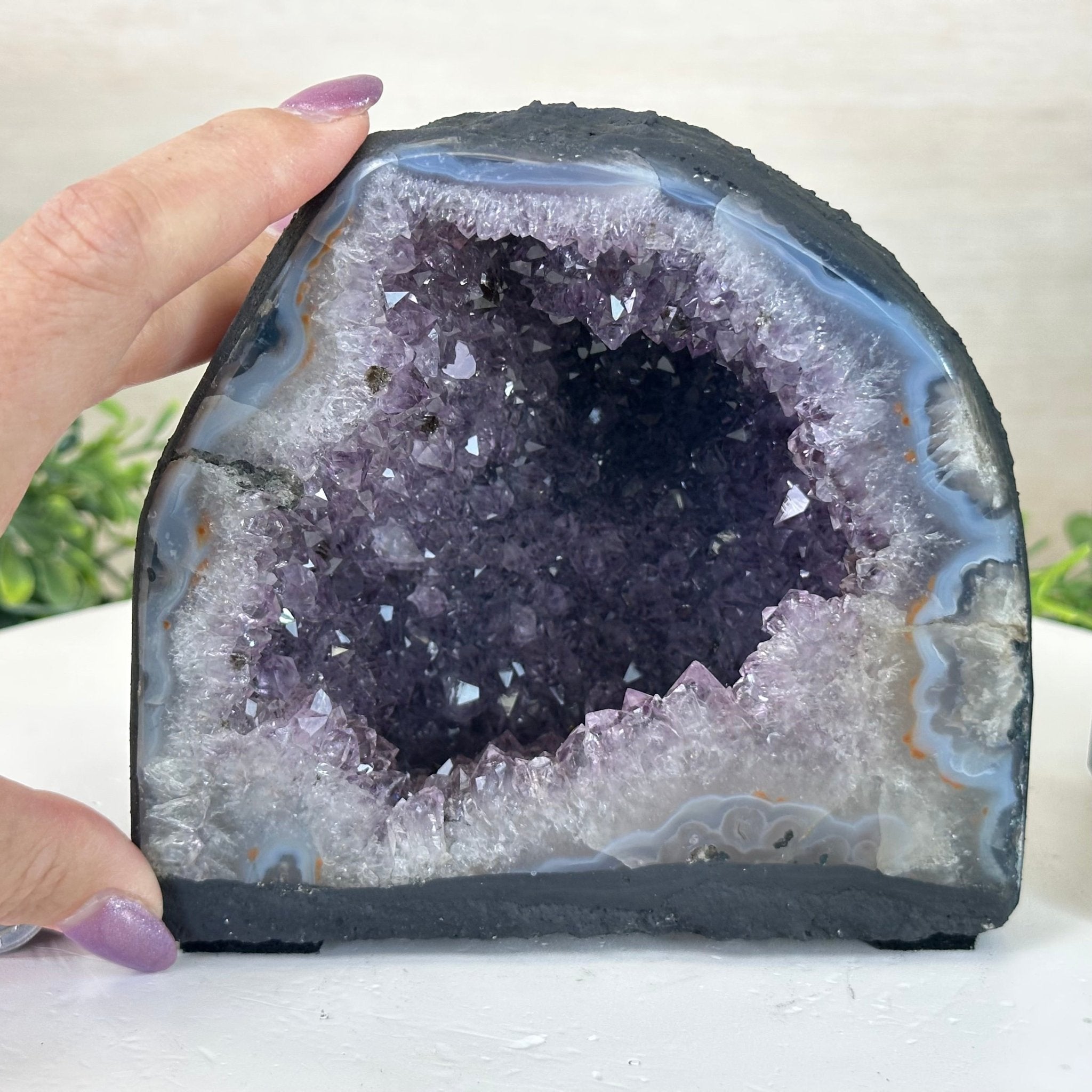 Extra Quality Amethyst Cathedral, 4.2 lbs & 5.3" Tall #5601 - 1416 - Brazil GemsBrazil GemsExtra Quality Amethyst Cathedral, 4.2 lbs & 5.3" Tall #5601 - 1416Cathedrals5601 - 1416