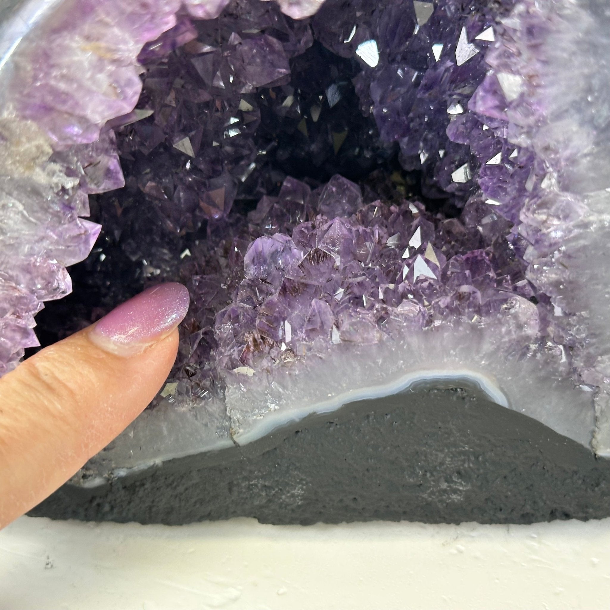 Extra Quality Amethyst Cathedral, 4.4 lbs & 5.4" Tall #5601 - 1417 - Brazil GemsBrazil GemsExtra Quality Amethyst Cathedral, 4.4 lbs & 5.4" Tall #5601 - 1417Cathedrals5601 - 1417