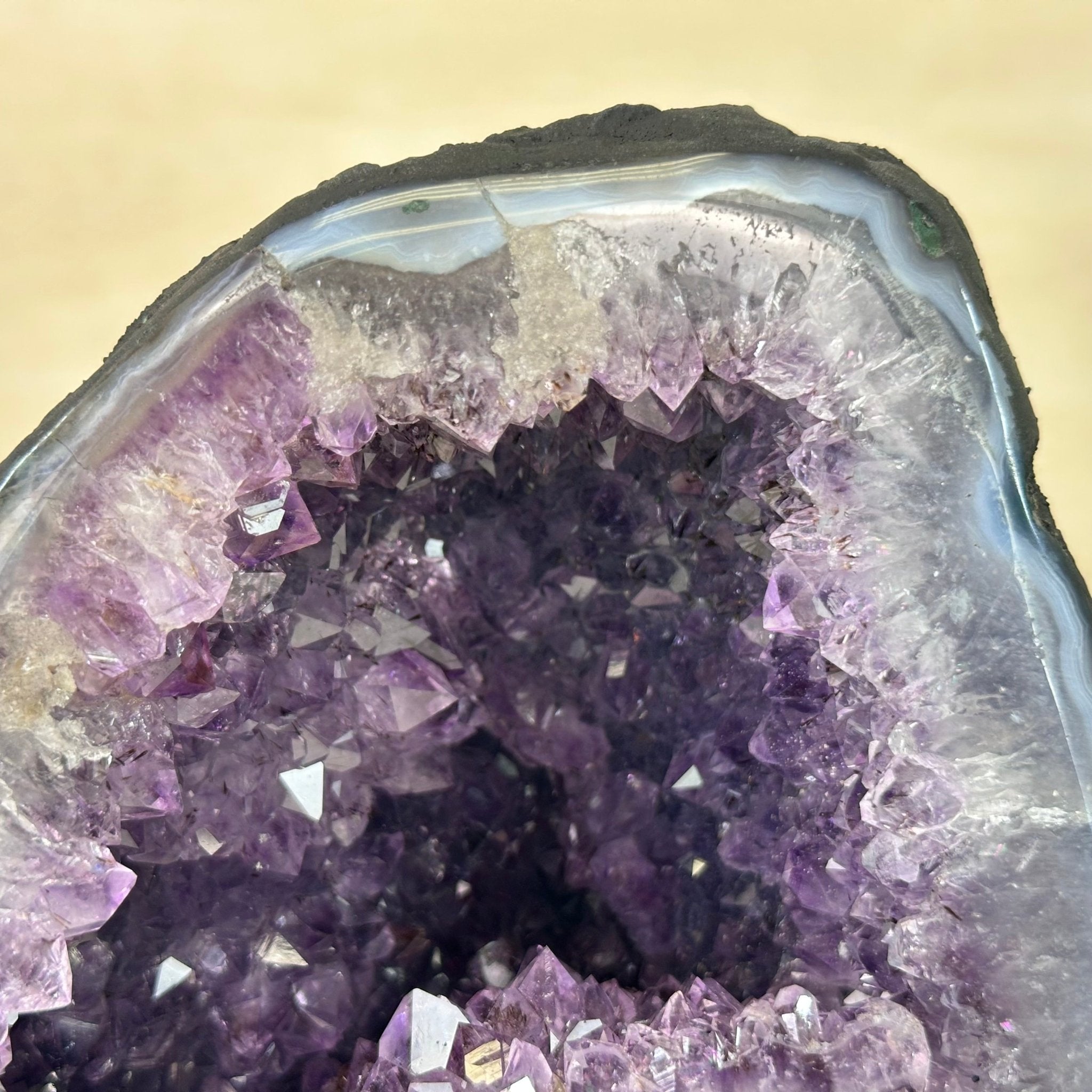 Extra Quality Amethyst Cathedral, 4.4 lbs & 5.4" Tall #5601 - 1417 - Brazil GemsBrazil GemsExtra Quality Amethyst Cathedral, 4.4 lbs & 5.4" Tall #5601 - 1417Cathedrals5601 - 1417