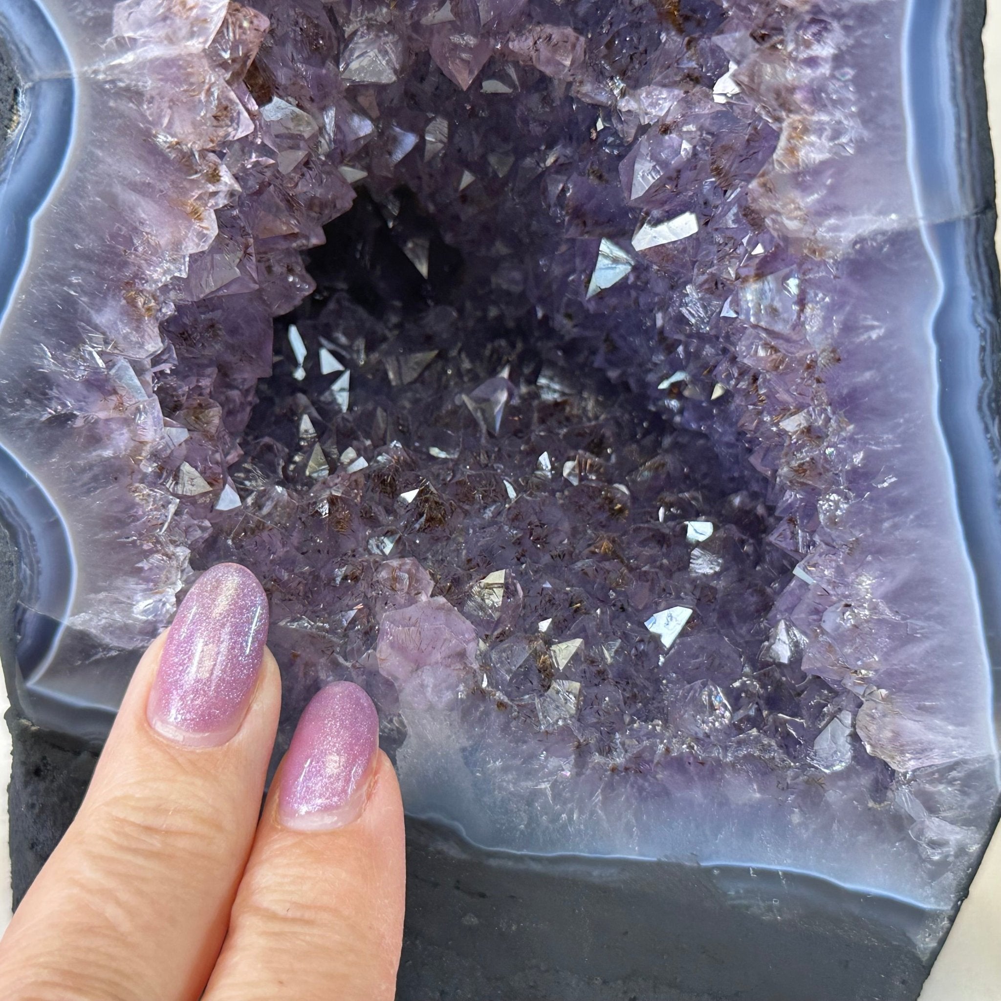 Extra Quality Amethyst Cathedral, 5.4 lbs & 6.8" Tall #5601 - 1419 - Brazil GemsBrazil GemsExtra Quality Amethyst Cathedral, 5.4 lbs & 6.8" Tall #5601 - 1419Cathedrals5601 - 1419