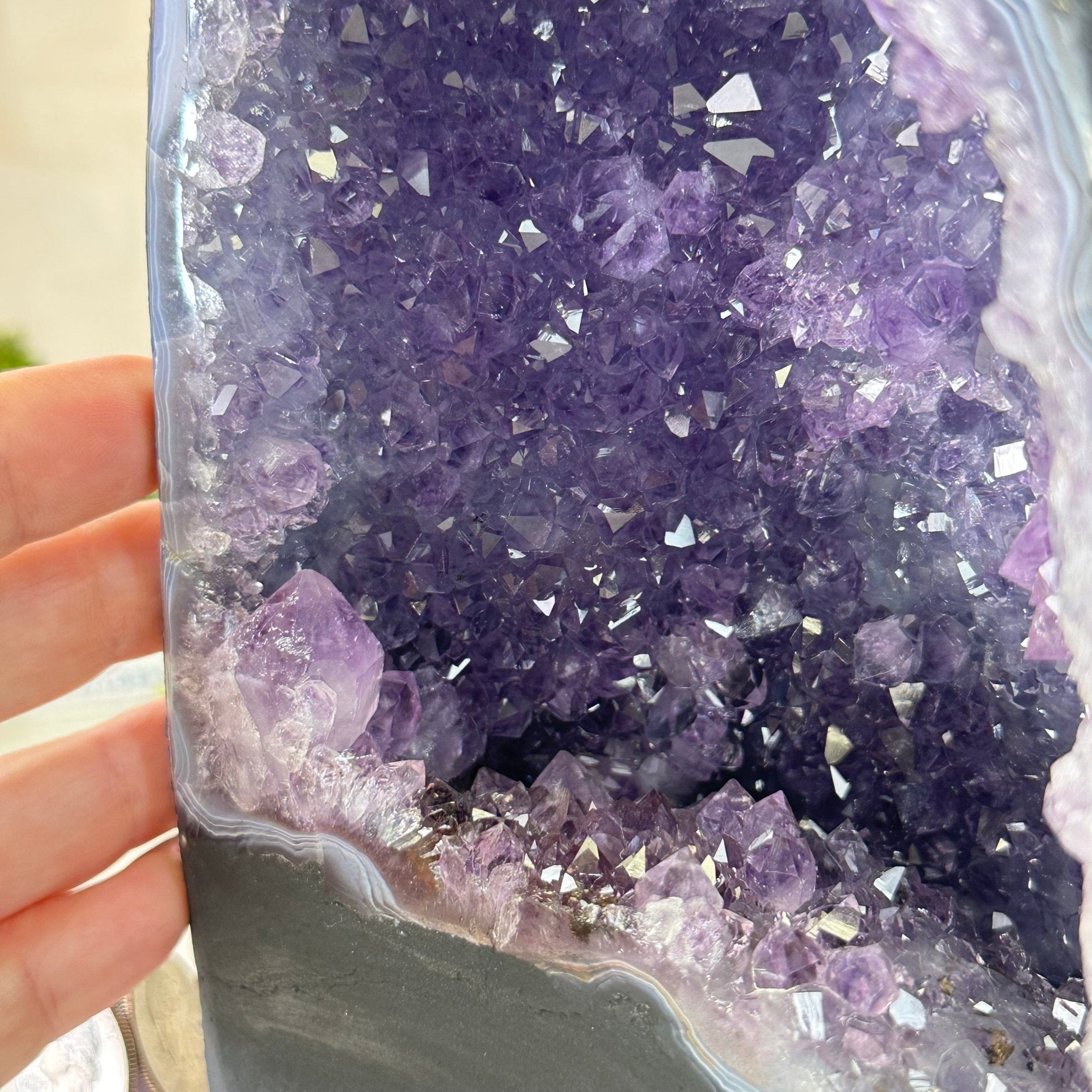 Extra Quality Amethyst Cathedral, 5.6 lbs & 7.5" Tall #5601 - 1421 - Brazil GemsBrazil GemsExtra Quality Amethyst Cathedral, 5.6 lbs & 7.5" Tall #5601 - 1421Cathedrals5601 - 1421