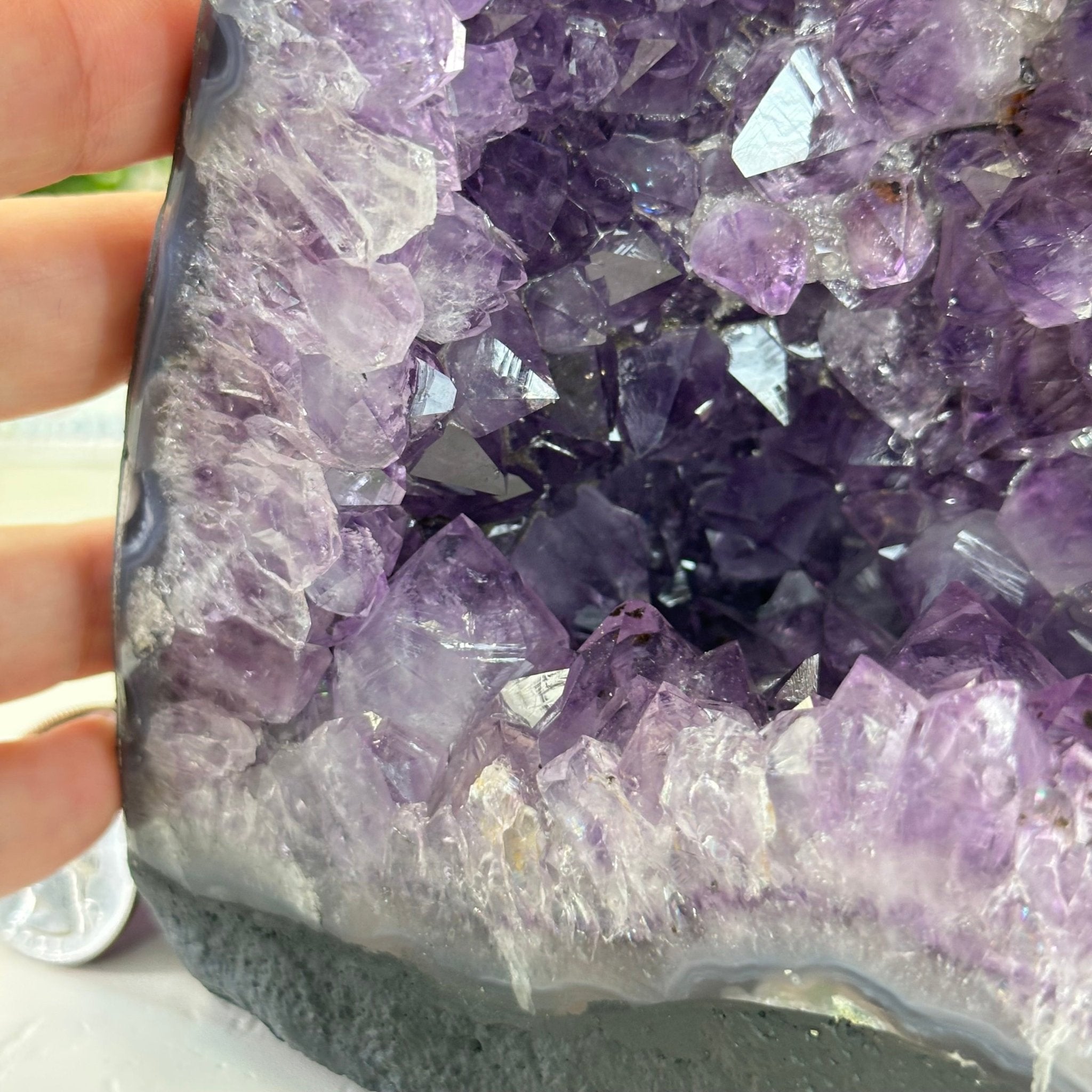 Extra Quality Amethyst Cathedral, 6.6 lbs & 7.6" Tall #5601 - 1425 - Brazil GemsBrazil GemsExtra Quality Amethyst Cathedral, 6.6 lbs & 7.6" Tall #5601 - 1425Cathedrals5601 - 1425