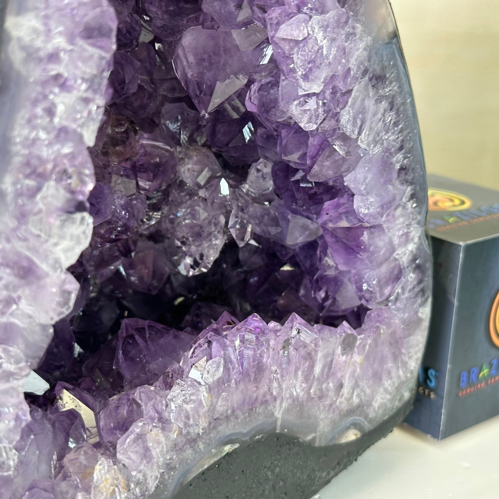 Extra Quality Amethyst Cathedral, 6.6 lbs & 7.6" Tall #5601 - 1425 - Brazil GemsBrazil GemsExtra Quality Amethyst Cathedral, 6.6 lbs & 7.6" Tall #5601 - 1425Cathedrals5601 - 1425