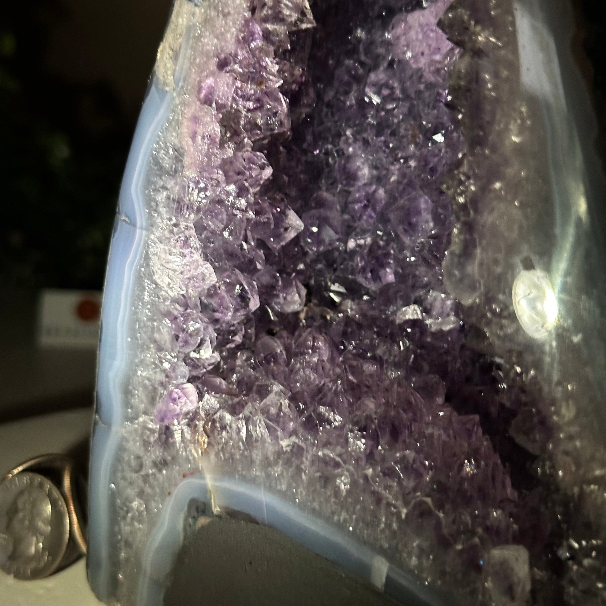 Extra Quality Amethyst Cathedral, 6.7 lbs & 6.9" Tall #5601 - 1426 - Brazil GemsBrazil GemsExtra Quality Amethyst Cathedral, 6.7 lbs & 6.9" Tall #5601 - 1426Cathedrals5601 - 1426