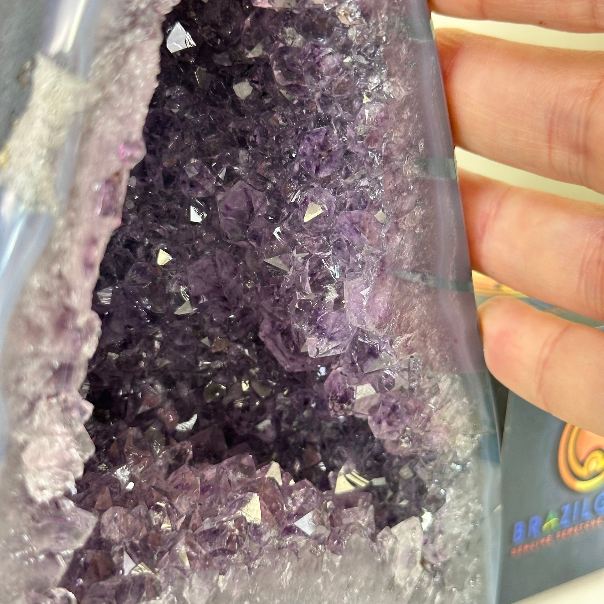 Extra Quality Amethyst Cathedral, 6.7 lbs & 6.9" Tall #5601 - 1426 - Brazil GemsBrazil GemsExtra Quality Amethyst Cathedral, 6.7 lbs & 6.9" Tall #5601 - 1426Cathedrals5601 - 1426