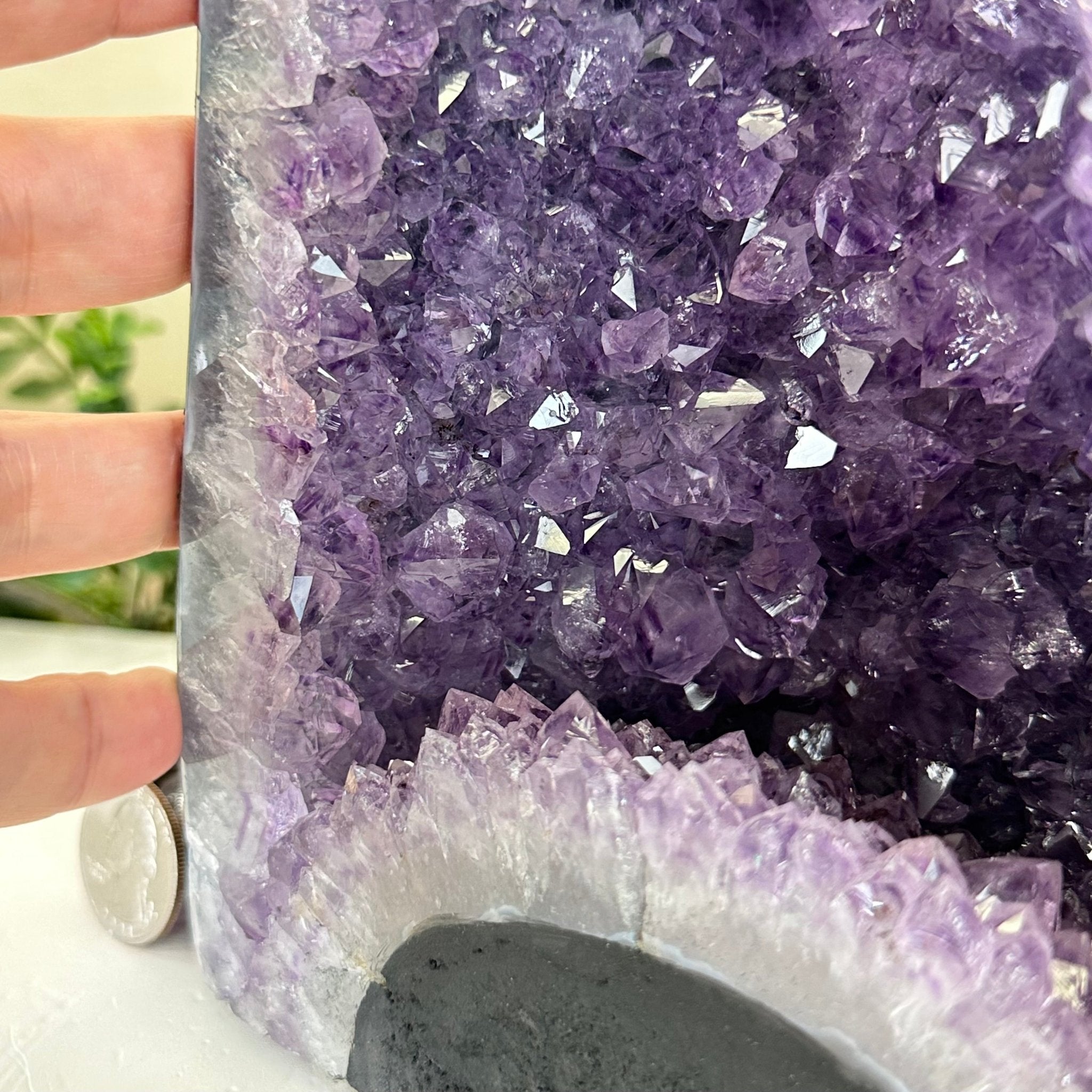 Extra Quality Amethyst Cathedral, 6.9 lbs & 9.9" Tall #5601 - 1427 - Brazil GemsBrazil GemsExtra Quality Amethyst Cathedral, 6.9 lbs & 9.9" Tall #5601 - 1427Cathedrals5601 - 1427