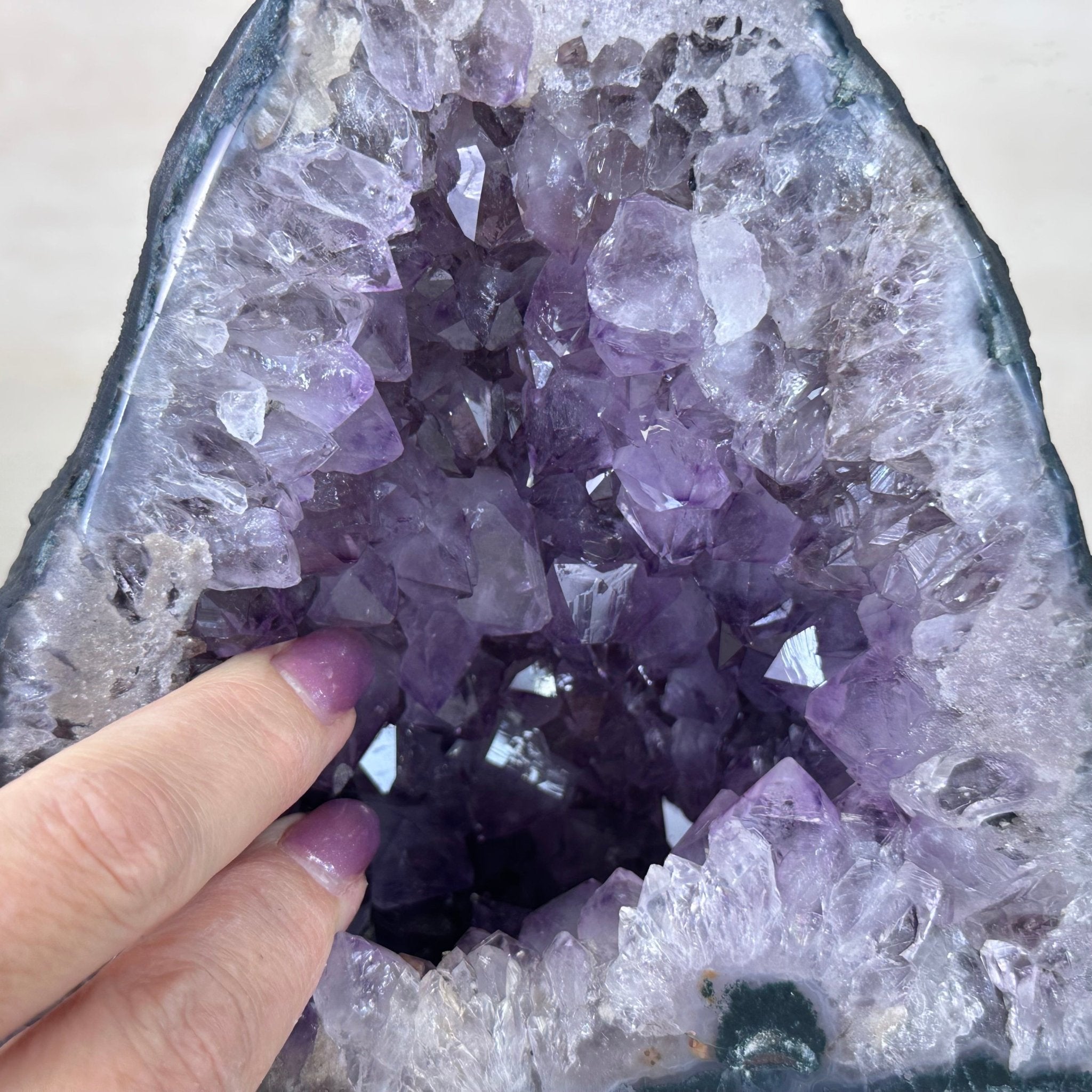 Extra Quality Amethyst Cathedral, 7.1 lbs & 7.1" Tall #5601 - 1428 - Brazil GemsBrazil GemsExtra Quality Amethyst Cathedral, 7.1 lbs & 7.1" Tall #5601 - 1428Cathedrals5601 - 1428