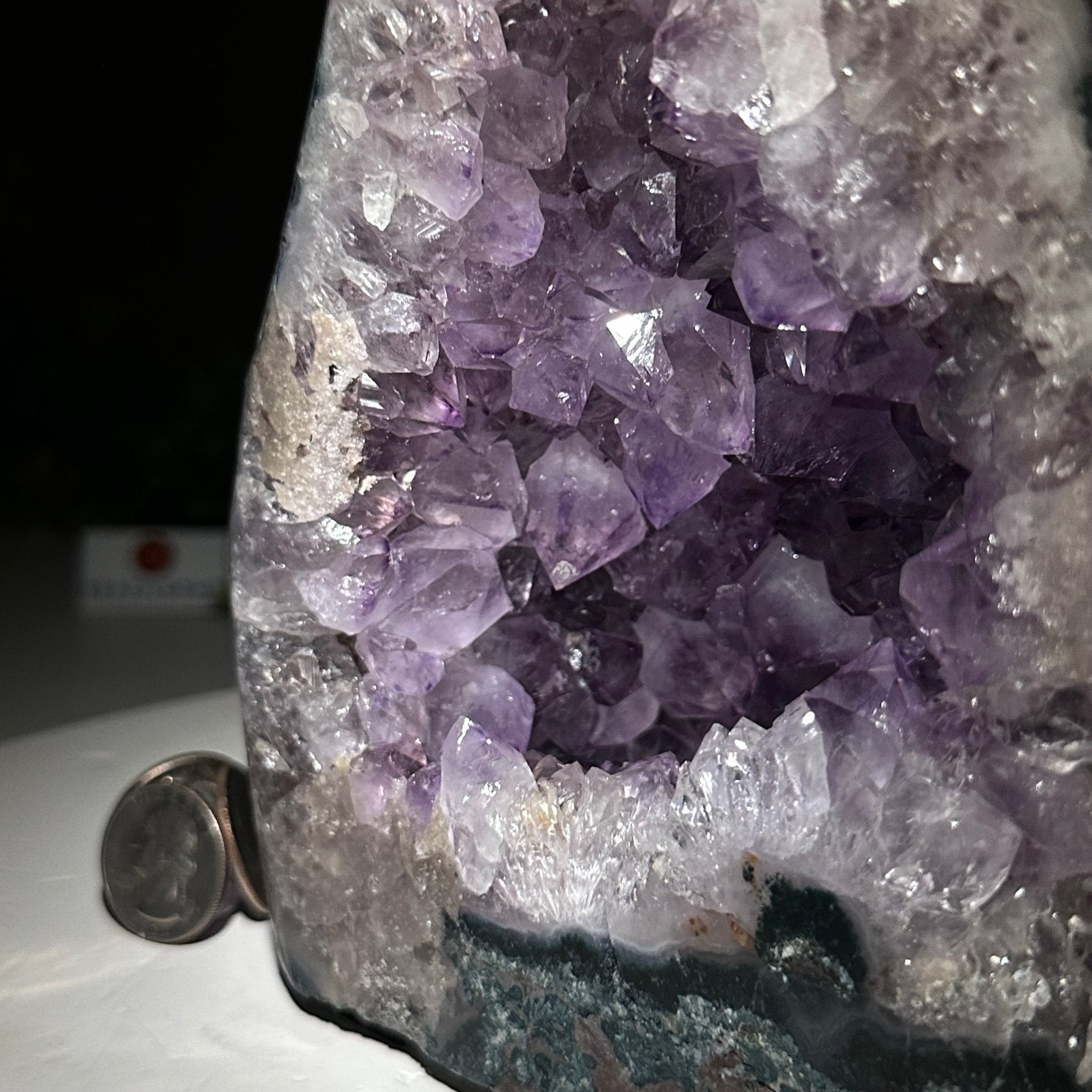 Extra Quality Amethyst Cathedral, 7.1 lbs & 7.1" Tall #5601 - 1428 - Brazil GemsBrazil GemsExtra Quality Amethyst Cathedral, 7.1 lbs & 7.1" Tall #5601 - 1428Cathedrals5601 - 1428