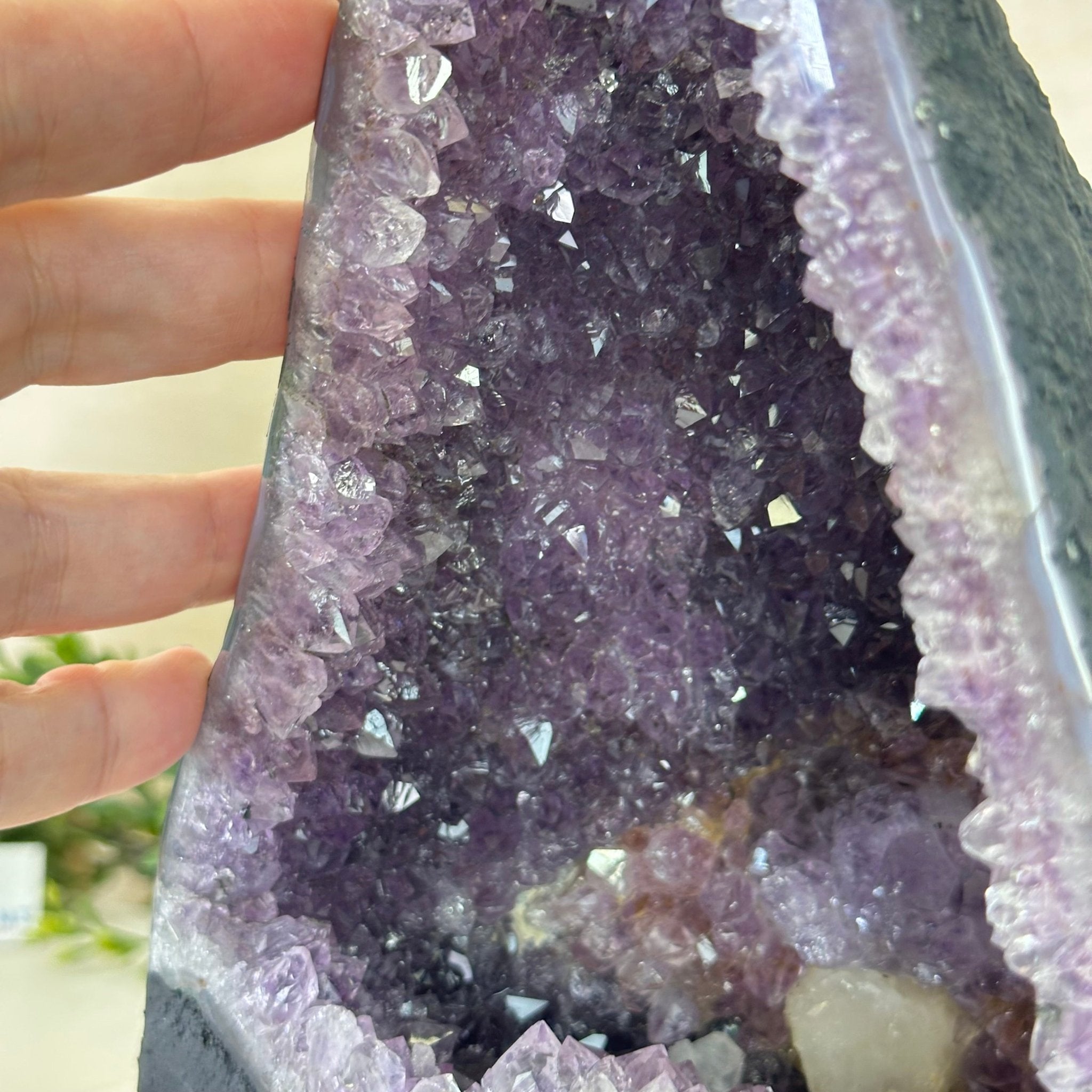 Extra Quality Amethyst Cathedral, 7.5 lbs & 8.8" Tall #5601 - 1431 - Brazil GemsBrazil GemsExtra Quality Amethyst Cathedral, 7.5 lbs & 8.8" Tall #5601 - 1431Cathedrals5601 - 1431