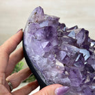 Extra Quality Amethyst Cluster, Cement Base, 10.3 lbs & 8.9" Tall #5614 - 0134 - Brazil GemsBrazil GemsExtra Quality Amethyst Cluster, Cement Base, 10.3 lbs & 8.9" Tall #5614 - 0134Clusters on Cement Bases5614 - 0134