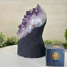 Extra Quality Amethyst Cluster, Cement Base, 10.3 lbs & 8.9" Tall #5614 - 0134 - Brazil GemsBrazil GemsExtra Quality Amethyst Cluster, Cement Base, 10.3 lbs & 8.9" Tall #5614 - 0134Clusters on Cement Bases5614 - 0134